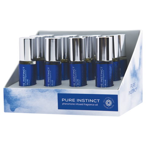PURE INSTINCT Pheromone OIL - TRUE BLUE - ROLL-ON - 10.2 mL 12pc
