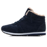 Men Shoes Winter Warm Fur Men Casual Shoes Lace Up
