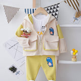 Boys Clothes Suits  Autumn Kids Cartoon Pattern Outfits for