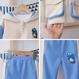 Boys Clothes Suits  Autumn Kids Cartoon Pattern Outfits for