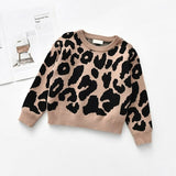 Girls christmas Sweaters Winter Kids Cherry Knitted