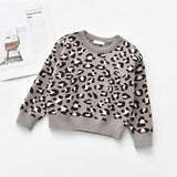Girls christmas Sweaters Winter Kids Cherry Knitted