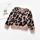 Girls christmas Sweaters Winter Kids Cherry Knitted