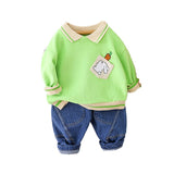 Kids Cartoon Bunny Clothing Sets Autumn Infants Baby