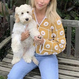 Handmade Sunflower Knit Sweater Cardigan Coat