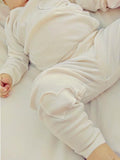 Nature's Hug: Unisex Organic Baby Pants/Leggings - Unbleached and