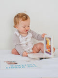 Nerdy Baby: Organic Baby Onesie Bodysuit-Books Print
