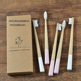 5 Pack Eco Friendly Bamboo Toothbrush
