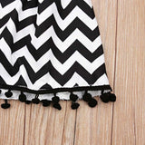 New Fashion Baby Girls Sleeveless Striped Casual