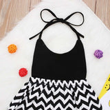 New Fashion Baby Girls Sleeveless Striped Casual