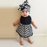 New Fashion Baby Girls Sleeveless Striped Casual