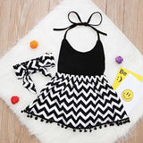 New Fashion Baby Girls Sleeveless Striped Casual