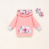 New Newborn Infant Baby Girls Autumn Winter Clothes Sets 3PCS Long Sle