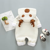 White Antler Baby Onesie