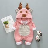 White Antler Baby Onesie