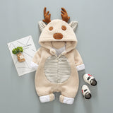 White Antler Baby Onesie