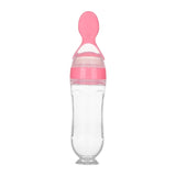 Silicone Squeeze Baby Feeding Bottle