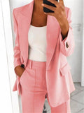 Womens Casual Work Office Open Front Blazer Jacket