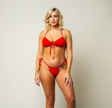 Açaí Bikini Top - Cherry Red