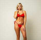 Açaí Bikini Top - Cherry Red
