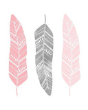 Pink Dream Big Little One Heart Nursery Wall Art