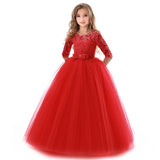 Red Christmas Dress Year Girls Dress Wedding