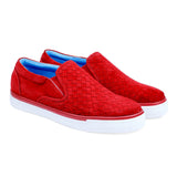 Red Suede Sneakers﻿