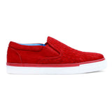 Red Suede Sneakers﻿