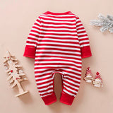 Christmas Red and White Stripe Onesie for Babies and Toddlers