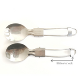 Stainless Steel Foldable Cutlery Set