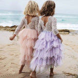 2-8T Summer Lace Girl Tutu Dress