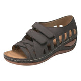 Summer Women Sandals Gladiator Ladies Hollow Out Wedges Buckle