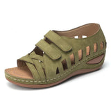 Summer Women Sandals Gladiator Ladies Hollow Out Wedges Buckle