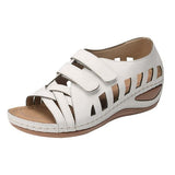 Summer Women Sandals Gladiator Ladies Hollow Out Wedges Buckle