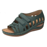 Summer Women Sandals Gladiator Ladies Hollow Out Wedges Buckle