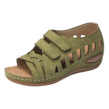 Summer Women Sandals Gladiator Ladies Hollow Out Wedges Buckle