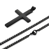 Fashion Unisex's Men Black Cross