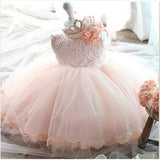 Tulle Lace Dress for Little Baby Girls for Wedding