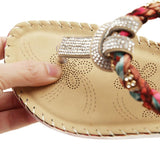 Summer Sandals Women T-strap Flip Flops Thong Sandals