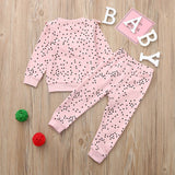 Winter Infant Baby Clothes Christmas Toddler Kids Baby Girl Polka Dot