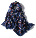 Women Lightweight New Designs Long Cotton Touch Shawl Wrap Warm Scarves