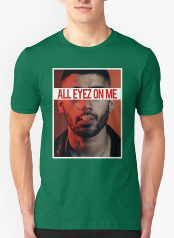 All Eyes On Me Green T-shirt - ENSEIGNE DENIS