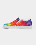 Women's Athletic Sneakers, Low Top Slip-On Canvas Shoes - Peace & Love