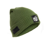 New York Green/Black Beanie Glows in the Dark