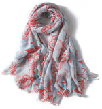 Women Lightweight New Designs Long Cotton Touch Shawl Wrap Warm Scarves