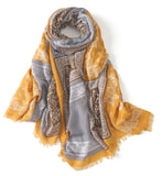 Women Lightweight New Designs Long Cotton Touch Shawl Wrap Warm Scarves