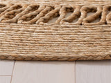 Jute Carpet Round Cotton Lace 100-120cm