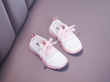 Girl's netted sports shoes