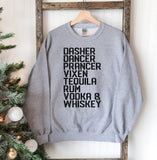 Dasher Dancer Christmas Sweatshirt - ENSEIGNE DENIS