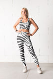 Animal Print Padded Sports Bra